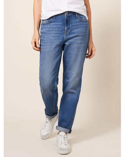 White Stuff Katy Relaxed Slim Fit Jeans - Blue