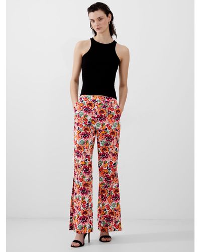 French Connection Brenna Harrie Trousers - Red