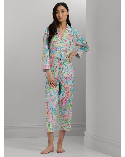 Ralph Lauren Lauren 3/4 Length Pyjamas - Multicolour