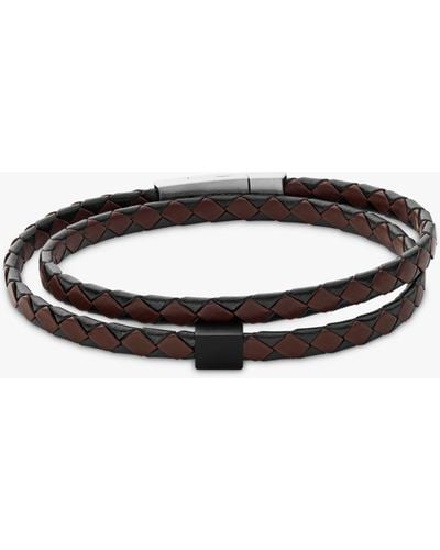 Skagen Leather Strap Bracelet - Multicolour