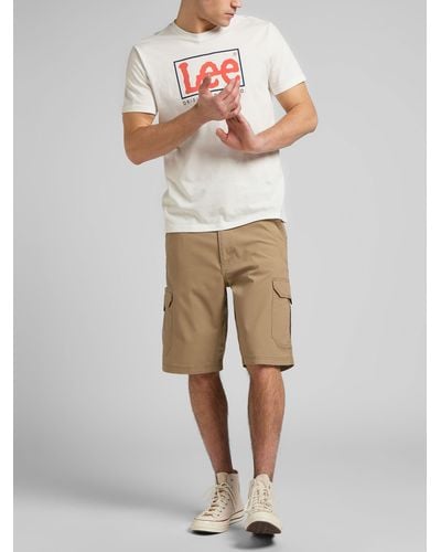 Lee Jeans Rossroad Cargo Shorts - Natural