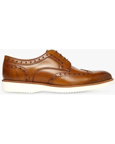 Oliver Sweeney Baberton Leather Brogue Derby Shoes - Brown