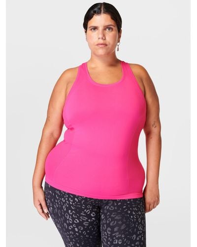 Sweaty Betty Athlete Seamless Workout Tank Top - Pink