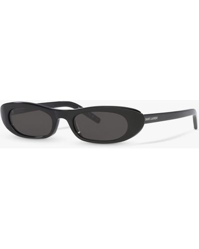 Saint Laurent Ys000414 Oval Sunglasses - White