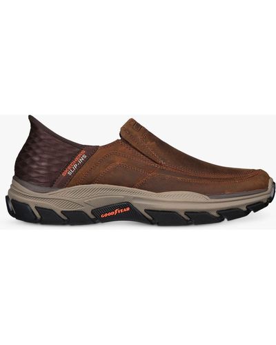 Skechers Respected Elgin Slip On - Brown