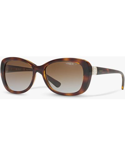 Vogue Vo2943sb Polarised Butterfly Sunglasses - Multicolour