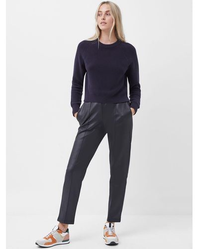 French Connection Lilly Mozart Crew Neck Jumper - Blue