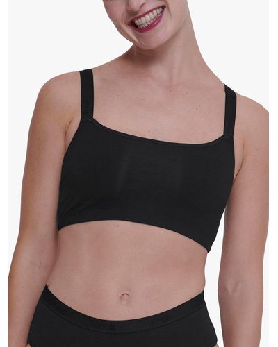 Sloggi Go Casual Crop Bra Top - Black