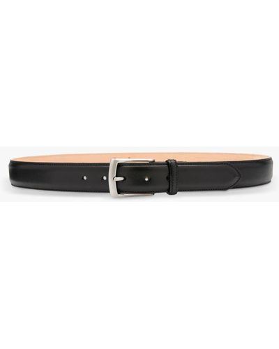 Loake Henry Leather Belt - White