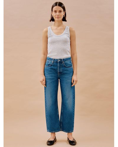 Albaray Organic Cotton Boyfriend Jeans - Blue