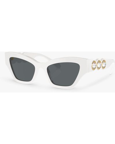 Swarovski Sk6021 Cat's Eye Sunglasses - Grey