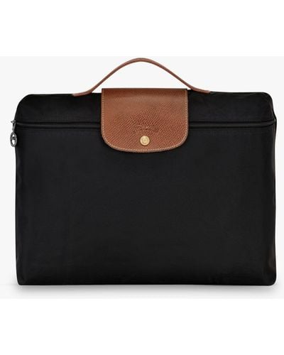 Longchamp Le Pliage Original Briefcase - Black
