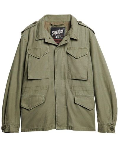 Superdry Merchant Field Cotton Jacket - Green