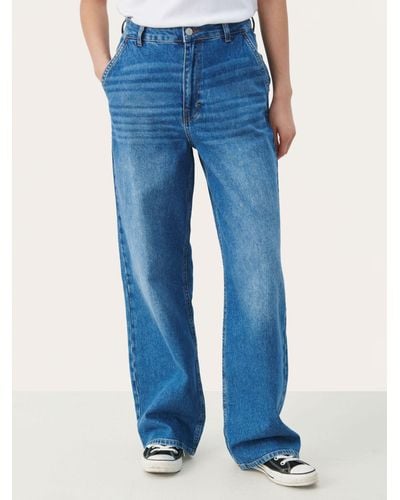Part Two Cassidy High Waist Regular Fit Jeans - Blue