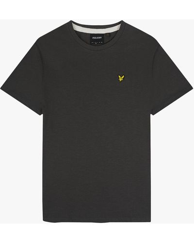 Lyle & Scott Slub Short Sleeve T-shirt - Black