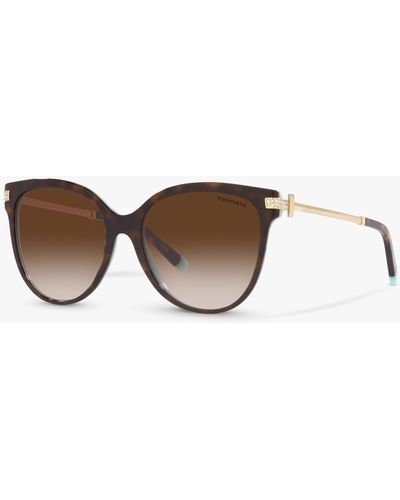 Tiffany & Co. Tf4193b Oval Sunglasses - Brown