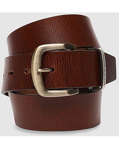 Rodd & Gunn Farmlands Leather Belt - Brown