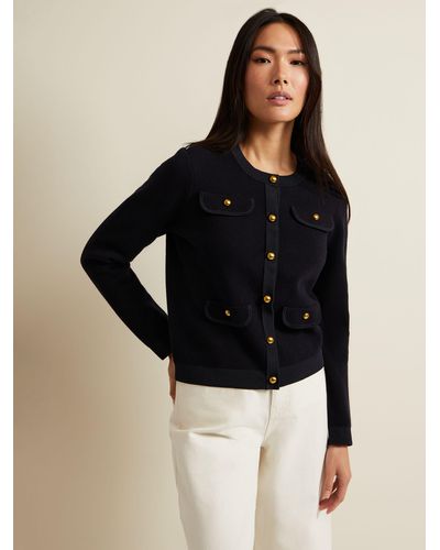 Phase Eight Libby Knitted Jacket - Black