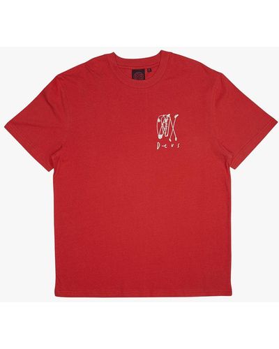 Deus Ex Machina Bobskull T-shirt - Red