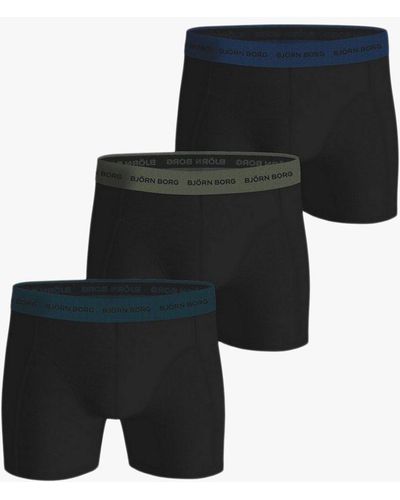 Björn Borg Cotton Stretch Boxers - Black