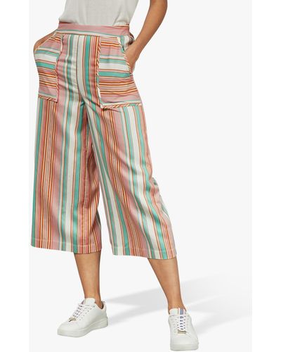 Ted Baker Candy Stripe Trousers - Orange