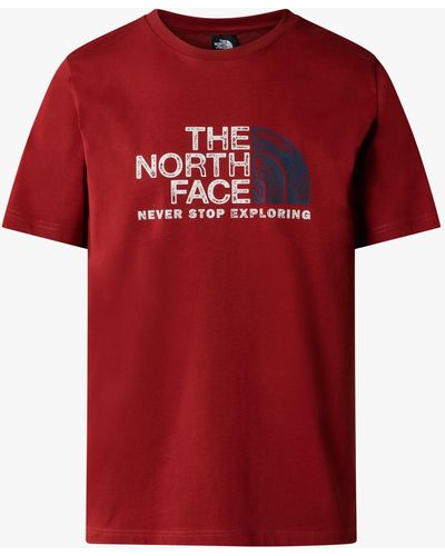 The North Face Short Sleeve Rust T-shirt - Red