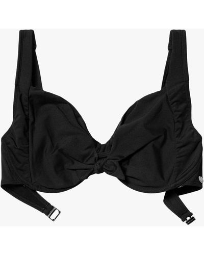 Panos Emporio Electra Underwired Full Cup Bikini Top - Black