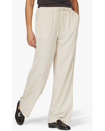 Sisters Point Ella Loose Fitted Trousers - White