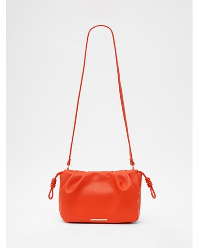 French Connection Chain Strap Pouch Bag - Red