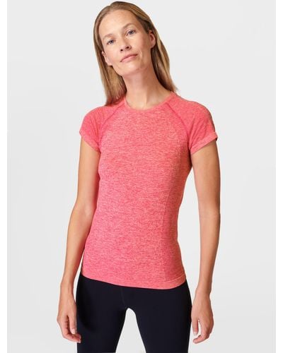 Sweaty Betty Athlete Seamless Workout T-shirt - Red