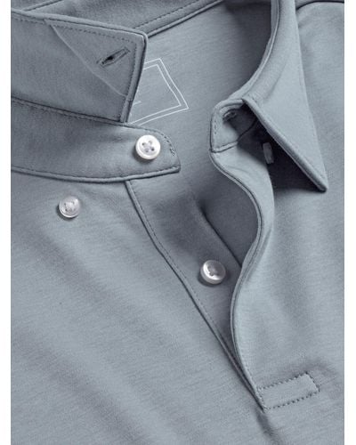 Charles Tyrwhitt Smart Jersey Short Sleeve Polo - Grey