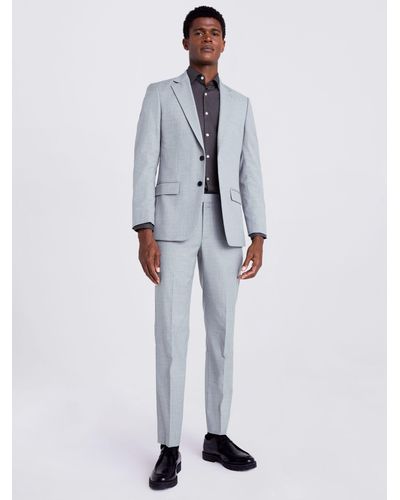 Moss Tailored Fit Stretch Jacket - Grey