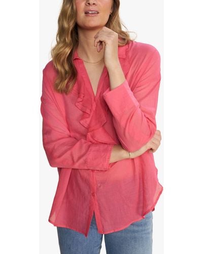 Mos Mosh Jelena Voile Ruffle Shirt - Pink