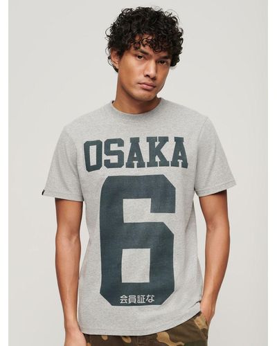 Superdry Osaka Graphic T-shirt - White