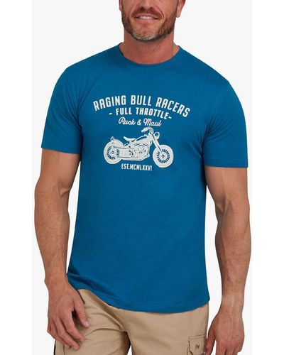 Raging Bull Racers T-shirt - Blue