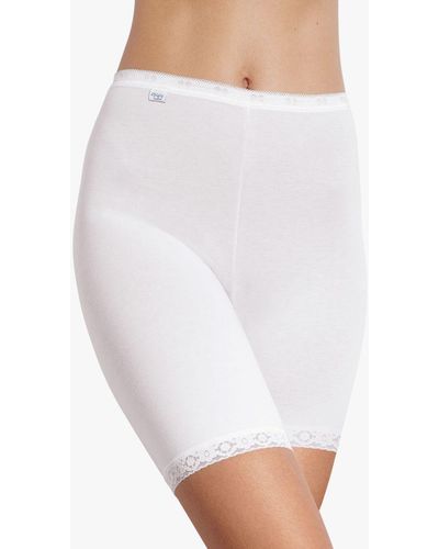 Sloggi Basic+ Long Shorts Knickers - White