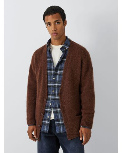 La Paz Queiroz Long Sleeve Knitted Cardigan - Brown