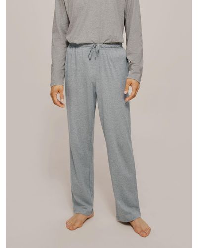 John Lewis Jersey Organic Cotton Lounge Trousers - Grey