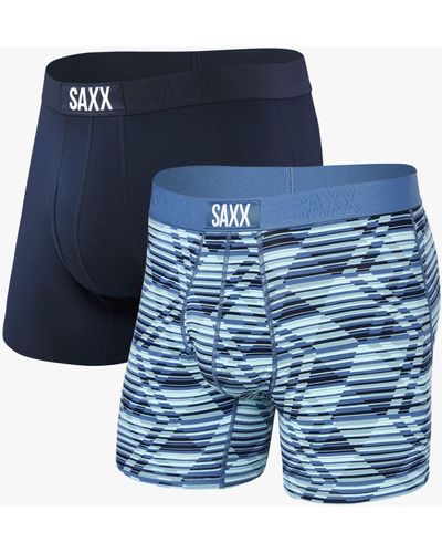 Saxx Underwear Co. Ultra Relaxed Fit Trunks - Blue
