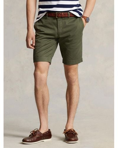 Ralph Lauren Polo Stretch Slim Fit Chino Shorts - Green