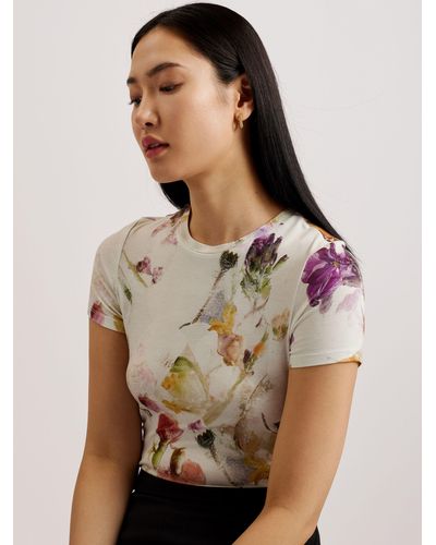 Ted Baker Libbyly Fitted T-shirt - Multicolour