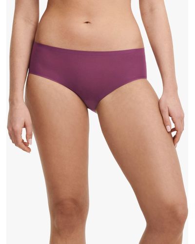 Chantelle Soft Stretch Hipster Knickers - Purple