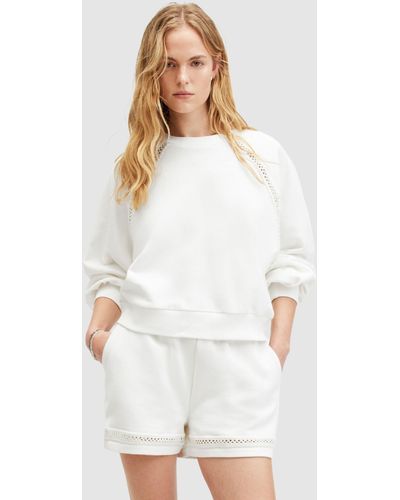 AllSaints Ewelina Sweatshirt - White