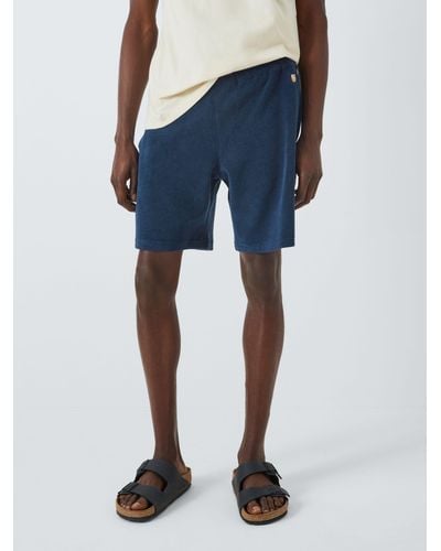Armor Lux Comfy Terry Heritage Shorts - Blue