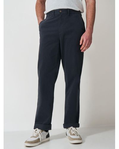 Crew Straight Fit Chinos - Blue