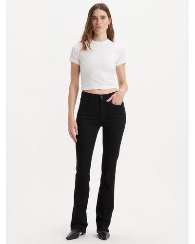 Levi's 725 High Rise Bootcut Jeans - White