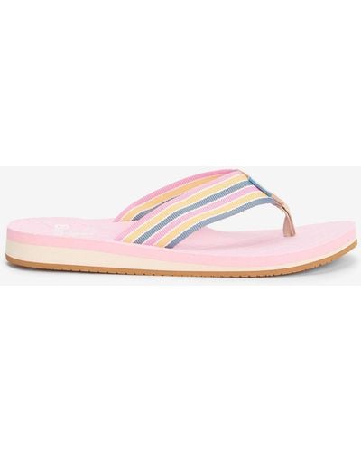 Barbour Seamills Flip Flop Sandals - Pink
