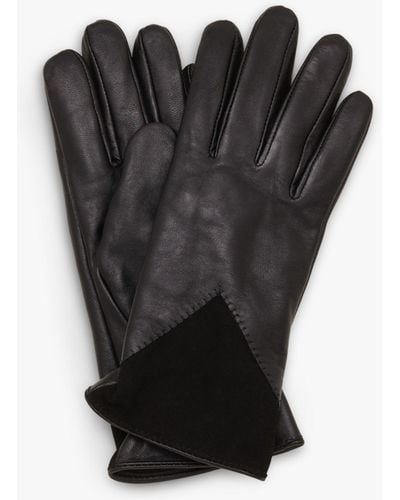 Phase Eight Daizy Leather Gloves - Black