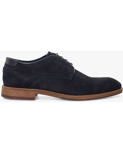 Dune Bridon Lace Up Gibson Shoes - Blue