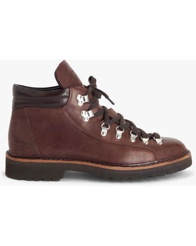 Duke & Dexter Duke + Dexter X Fracap Darwin Leather Ankle Boots - Brown